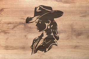 7 Design Western Cowgirl