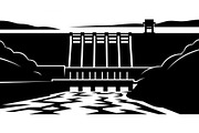 Hydroelectric Dam Power Silhouette, an Illustration by musafir_fashion (Thumbnail 11 of 16)