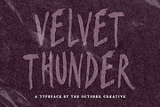 Velvet Thunder Dry Brush Font, a Handwritten Font by The October Creative (Thumbnail 1 of 8)