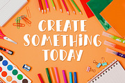 Orange Milk - Simple & Playful Font, a Sans Serif Font by Almarkhatype (Thumbnail 7 of 10)