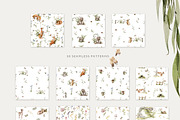 Woodland kids patterns Cute animals, an Animal Illustration by 60secondsArt (Thumbnail 16 of 16)