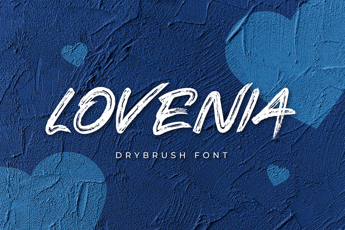 Lovenia Brush Font, a Handwritten Font by UICreative (Photo 1 of 5)