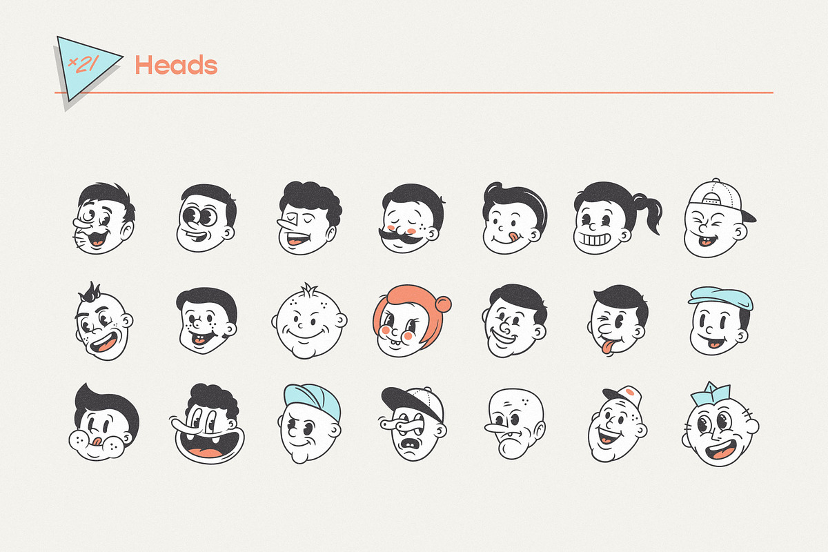 Mascot Maker v2.0: Vector Toolkit, a Person Illustration by Staple. (Photo 7 of 13)