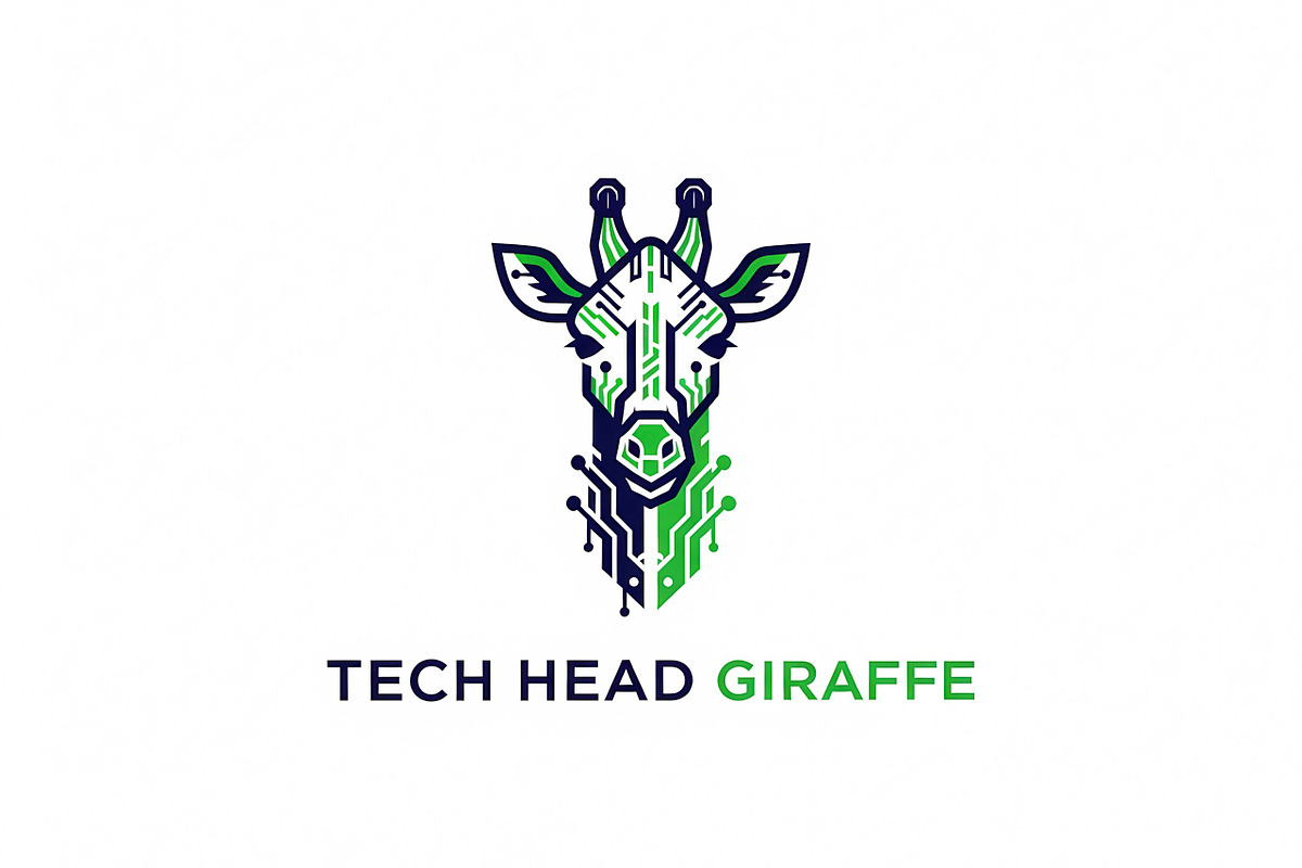 Tech Head Giraffe, a Branding & Logo Template by Logocreative (Photo 2 of 2)