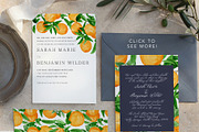 Juicy Watercolor Orange Collection, an Illustration by One and Only Paper (Thumbnail 5 of 8)