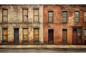 history old brick buildings ai, an Architecture Photo by pikepicture