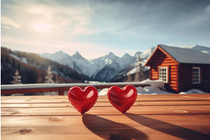 Hearts On Table Mountain View