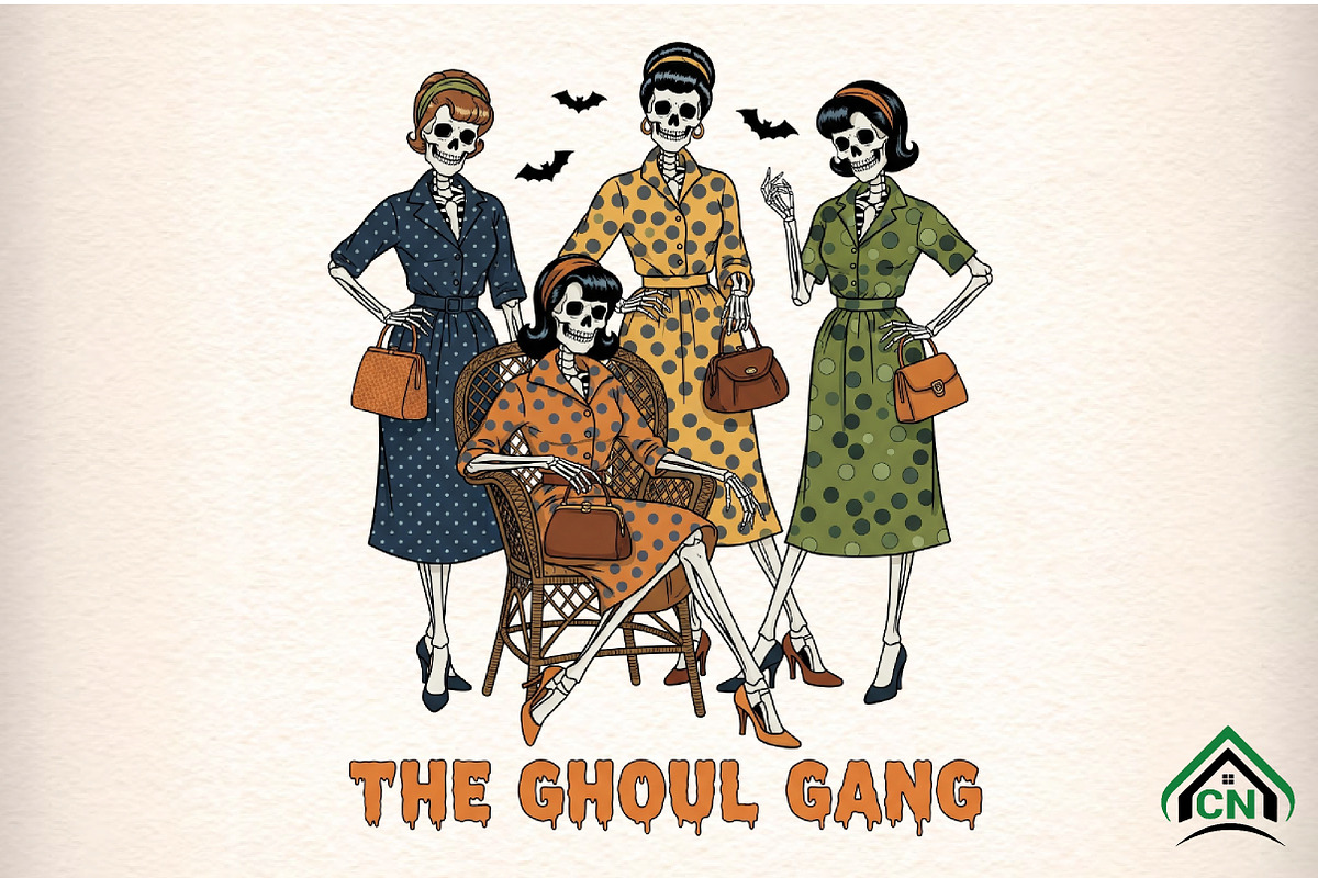 Vintage Skeleton Women PNG, an Illustration by Craft Nest (Photo 1 of 6)