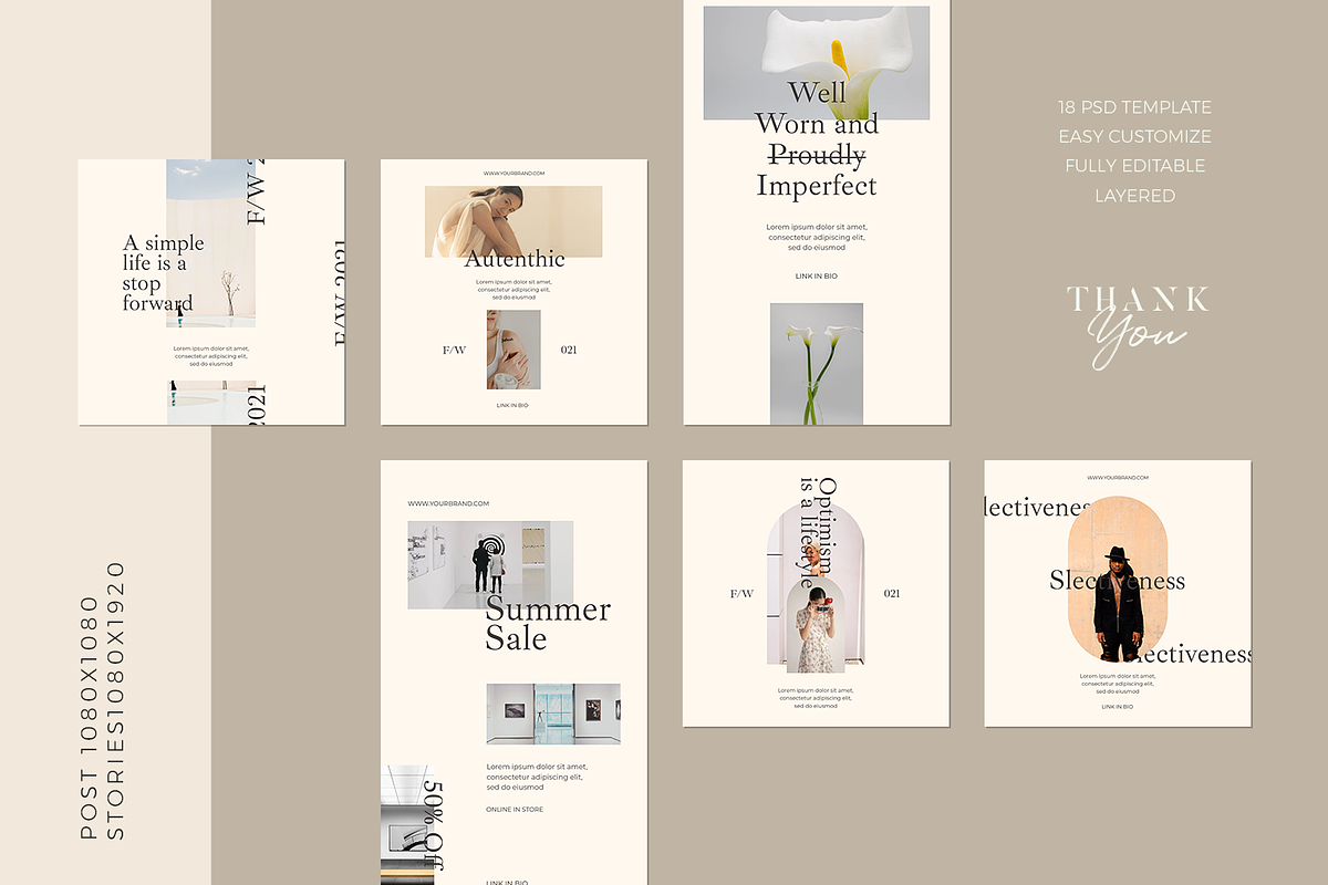 Proudly Instagram Template, a Social Media Template by Creatchees.std