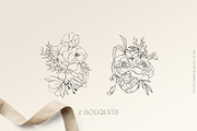 Floral Line Art & Botanical Clipart, an Illustration by January Bloom (Thumbnail 6 of 13)