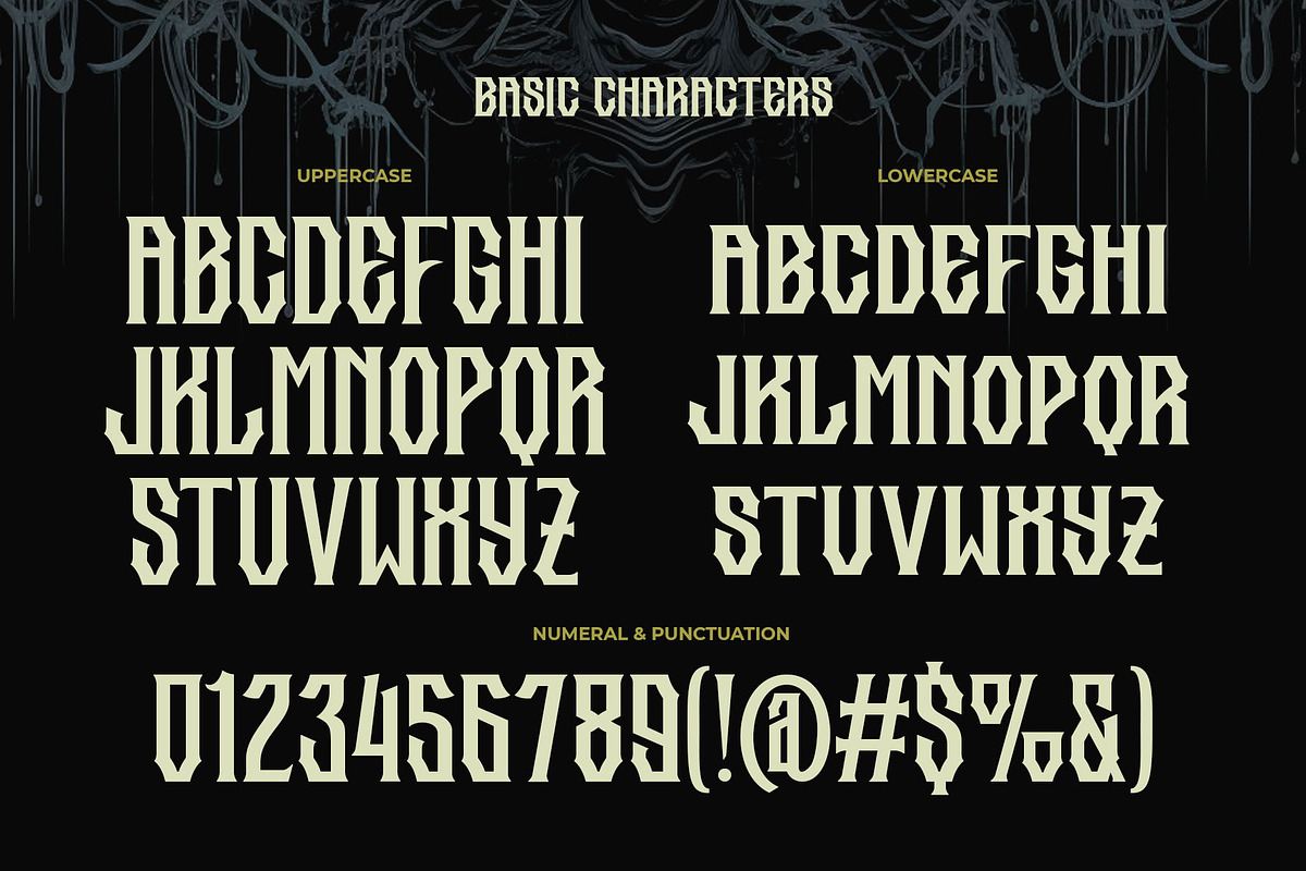 Spider Dead Typeface, a Blackletter Font by alit design (Photo 6 of 17)