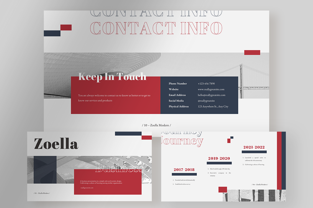 Zoella Modern Business Presentation, a Presentation Template by peterdraw (Photo 5 of 6)