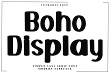 Boho Display