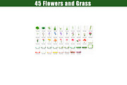 45 Grass and Flowers Photo Overlays preview 4