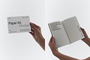 Stationery in Hands Mockups, a Books & Magazine Mockup by Feel This (Thumbnail 3 of 9)