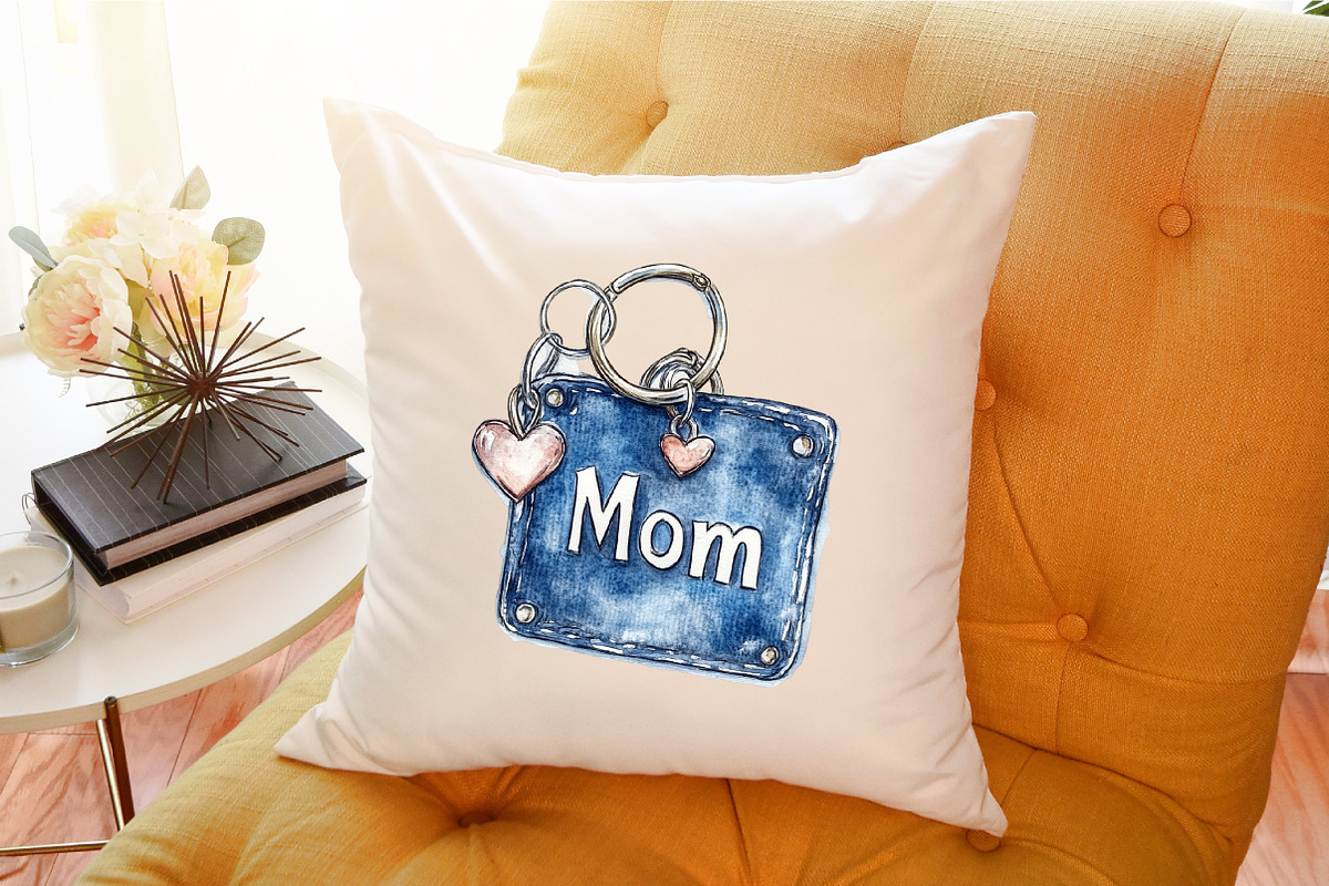 Demin Mothers Day Clipart, an Illustration by Sublimation Artist (Photo 6 of 6)
