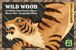 Wood Textures & Pyrography Effects