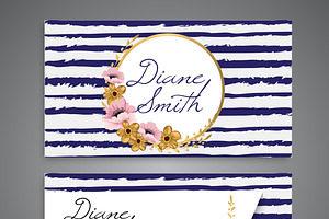 Business card template