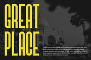 Moendem Condensed Sans Font, a Sans Serif Font by Artiveko (Thumbnail 5 of 7)