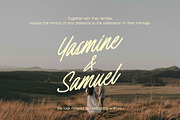 Quiet Sunday Reflection Font, a Script Font by Lemonthe (Thumbnail 5 of 8)