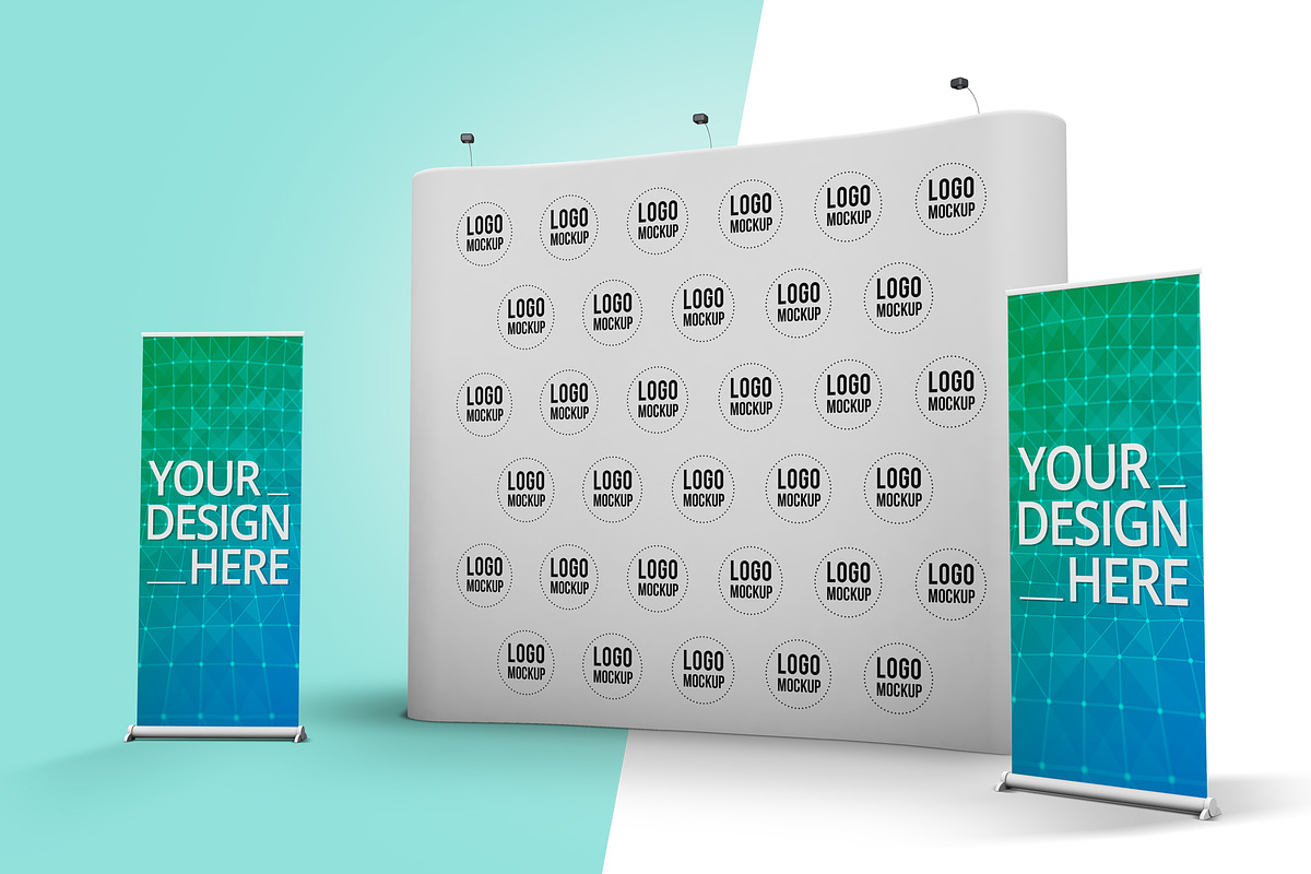 Trade Show Mockups, an Advertising Mockup by McLittle Stock