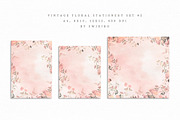 Vintage Floral Stationery Set #2, an Illustration by swiejko (Thumbnail 2 of 4)