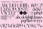 Nympha Luxurious Font, a Font by Lacre Type Foundry (Thumbnail 15 of 22)