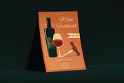 Wine Festival Flyer, a Flyer Template by FaraHelal (Thumbnail 2 of 3)