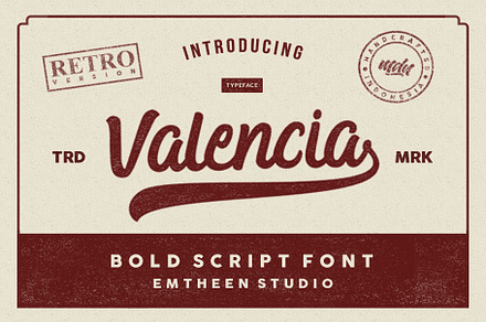 SALE! Valencia Typeface