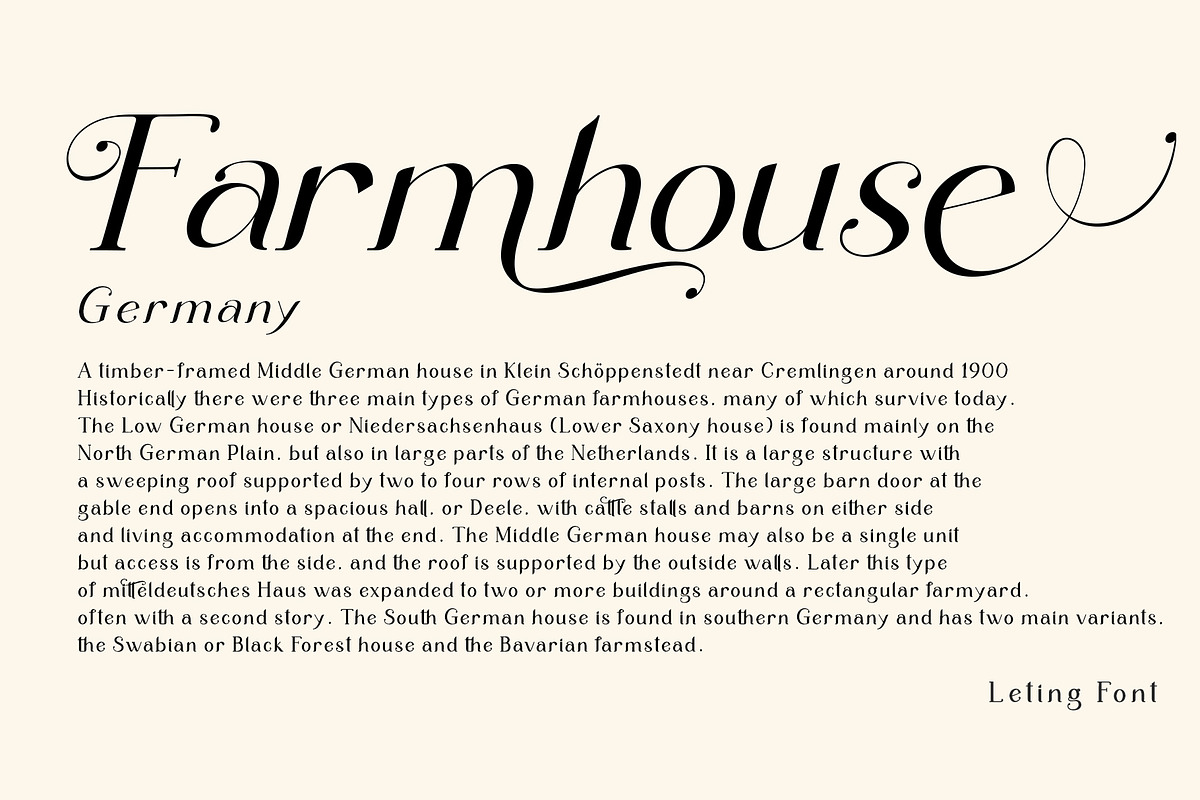 Letings, a Serif Font by Sulthan Studio (Photo 5 of 8)