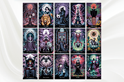 Dark Cartoon Tarot Cards Deck, an Object Illustration by Mugio (Thumbnail 2 of 6)