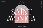 SaintMonica - Elegant Ligatures Font, a Serif Font by GraphicDash (Thumbnail 1 of 12)