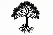 Nature Tree Vector Collection, an Illustration by BIPLOB EXPERT (Thumbnail 9 of 9)