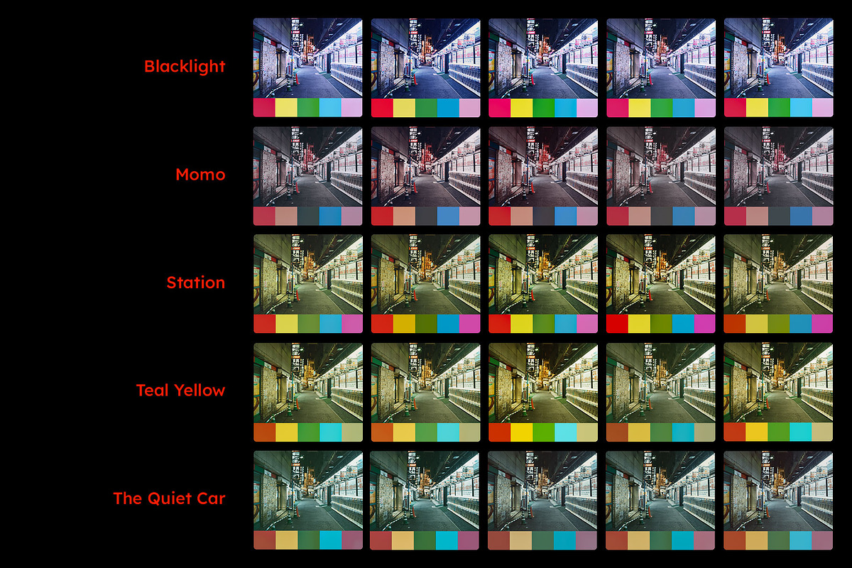 25 Bullet Film Lightroom Presets LUT, an Action Add-On by SparkleStock (Photo 3 of 15)