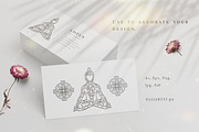 Lotus Man Set. 31 elements, an Illustration by anvinoart (Thumbnail 6 of 16)