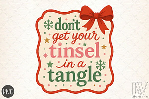 Funny Christmas Png, Christmas Sayin, an Illustration by Libby Wishes