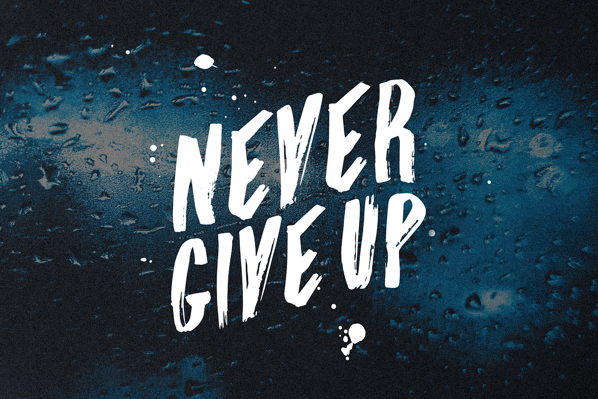 True Vibes - Paint Brush Font, a Handwritten Font by Visual Blends (Photo 5 of 8)