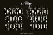 Megasord Typeface, a Blackletter Font by alit design (Thumbnail 16 of 20)