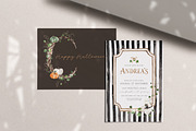 Pumpkin House Watercolor Clipart, a Decorative Illustration by Beigetime (Thumbnail 12 of 13)
