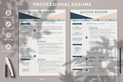 Creative Resume Example, CV Cover L., a Resume Template by HIRED Design Studio (Thumbnail 2 of 19)
