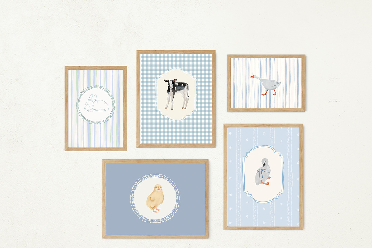 Vintage Nursery Prints Bundle - 140, a Background Graphic by Artemsky (Photo 9 of 17)