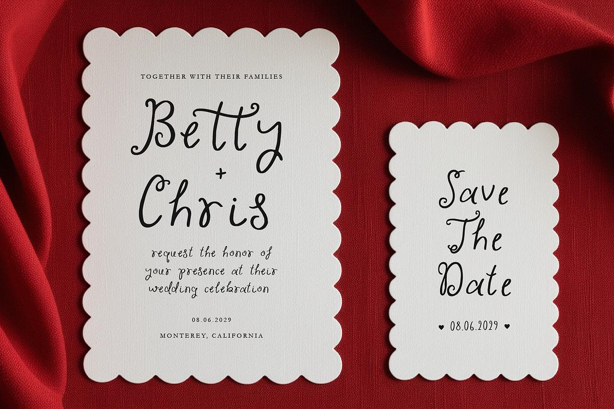 The Strawberry Collective Sweet Font, a Handwritten Font by Kaya Fonts (Photo 5 of 33)