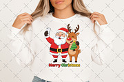 Santa Reindeer PNG, an Illustration by Craft Nest (Thumbnail 3 of 6)