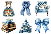 A Chapter in Dusty Blue Clipart, an Illustration by Daily.Designs (Thumbnail 3 of 5)