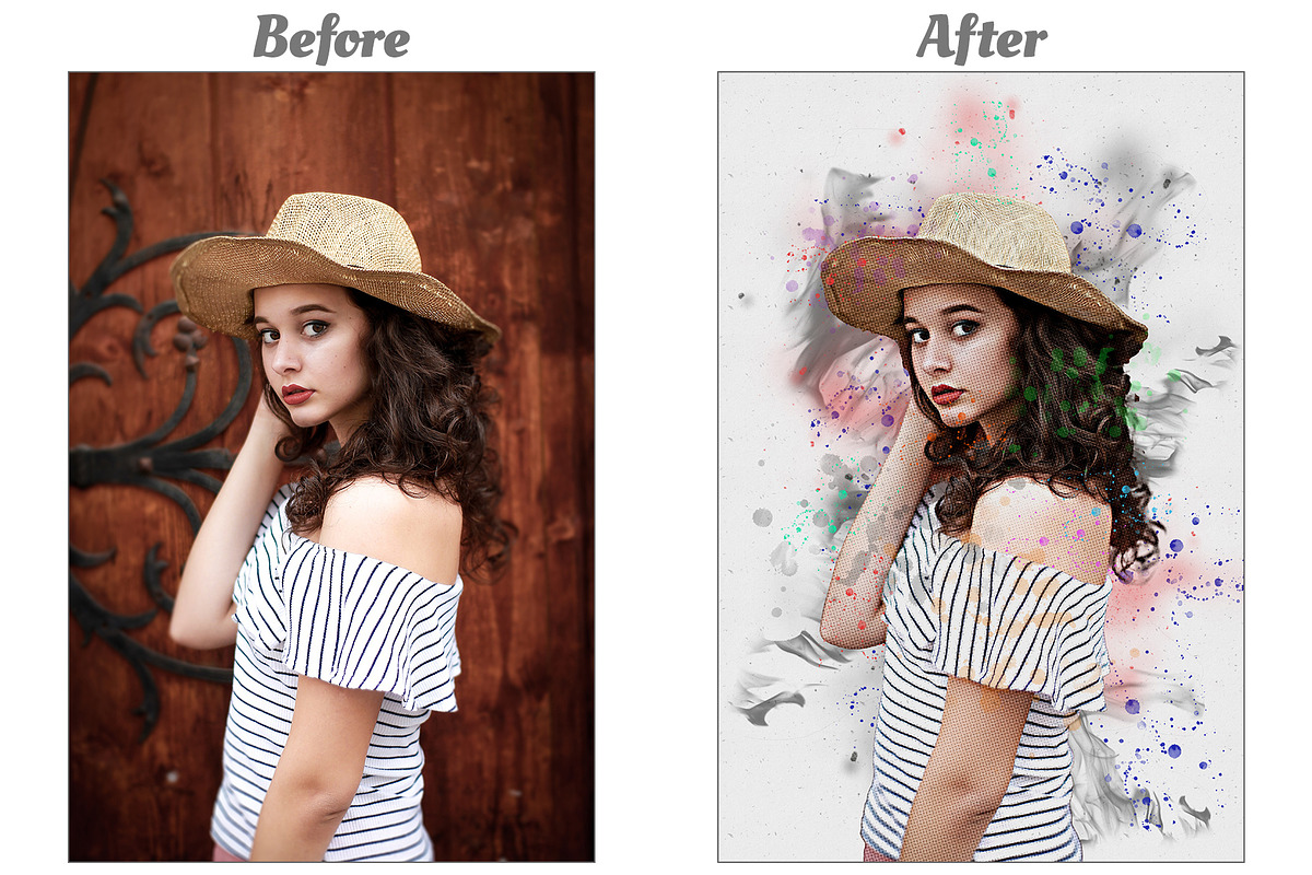 Splatter Vibes Photo Effect, a Layer Style Add-On by CraftingStudio (Photo 3 of 3)