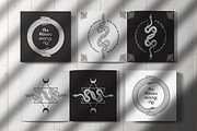 Snake Cult vector elements, an Illustration by Croisy (Thumbnail 2 of 8)