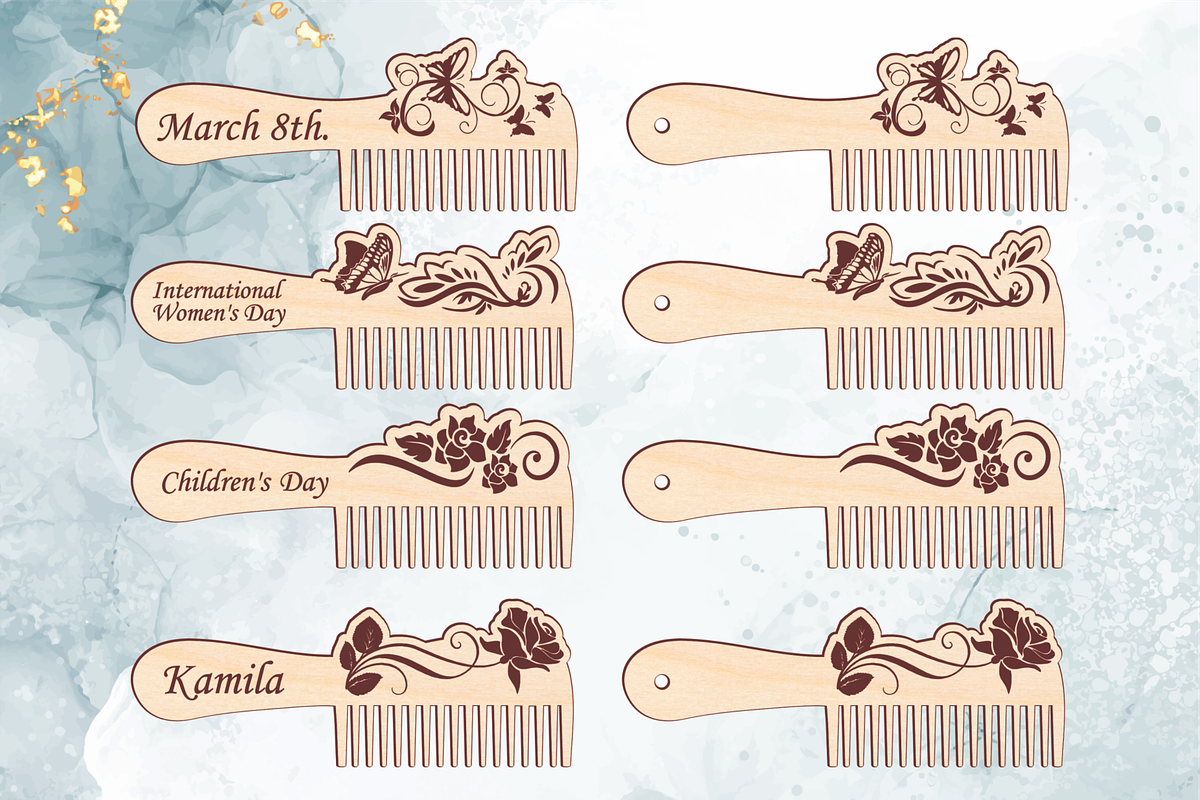 Set of combs for girls with the name, a Pattern Graphic by MegaPrezencik (Photo 4 of 6)