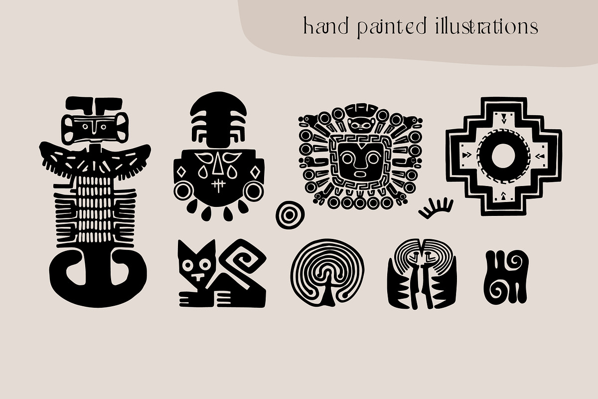 Inca, Mythology & Abstract, a Decorative Illustration by Camara Design (Photo 4 of 8)