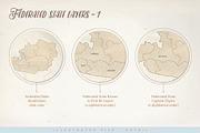 Le Tour du monde - Austria map, an Object Graphic by volume 1 visual design (Thumbnail 13 of 20)