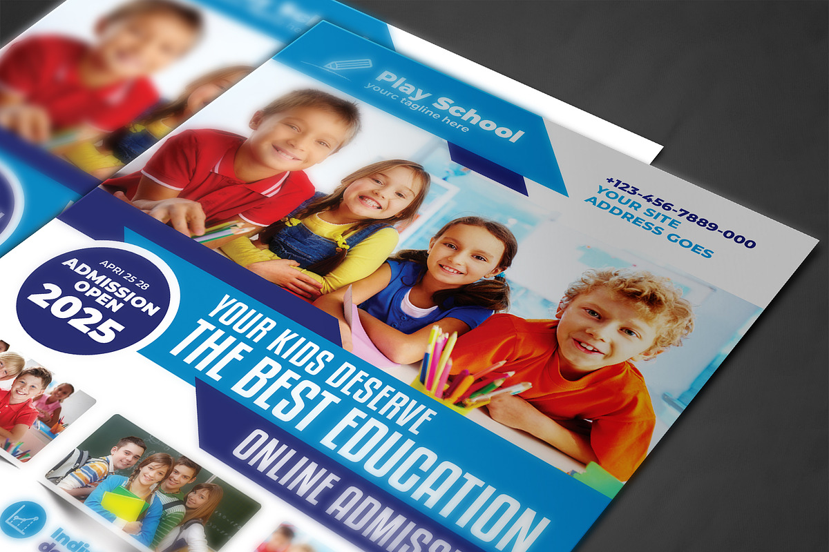 School Flyer, a Flyer Template by AfzaalGraphics (Photo 4 of 4)